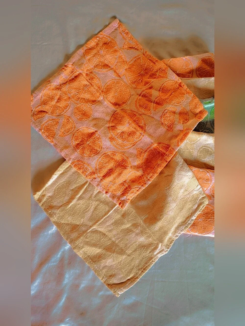 🍋 NWT Gold Coast Citrus Mixed Linen Lot: 7 PC - 100% Cotton🍋